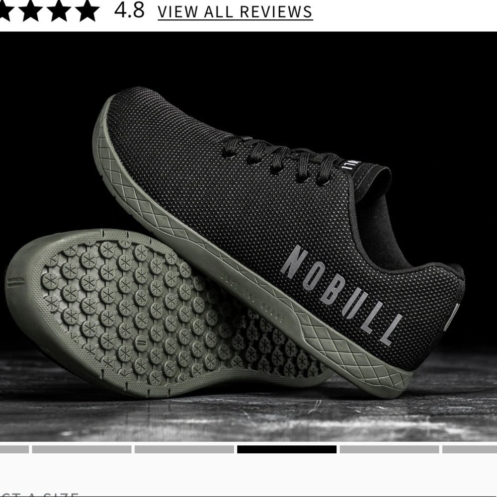 NO BULL Black Ivy Trainers size US 6.